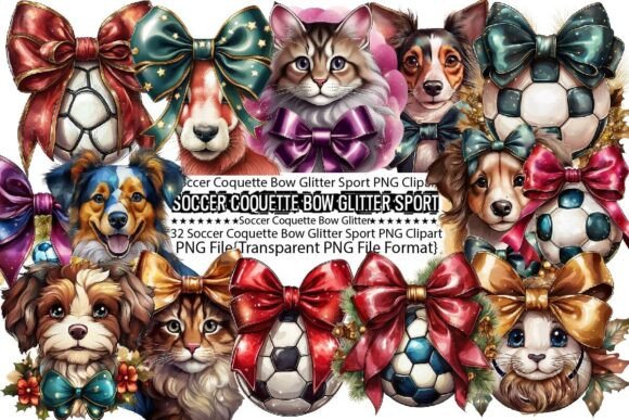 Download Soccer Coquette Bow Glitter Sport PNG - Coquette Collection