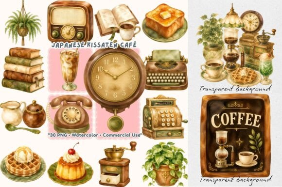 Download Coquette Japanese Kissaten Cafe Clipart - Coquette Collection