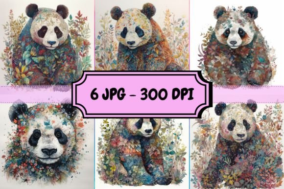 Download Colorful Panda Bundle - Panda bundle Collection