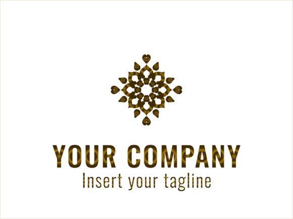 Download Logo Gold Beautiful Blooming Flower Art - Premium Bundle