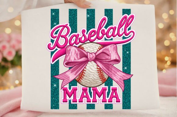 Download Baseball Mama Coquette Bow Game Day Png - Coquette Collection