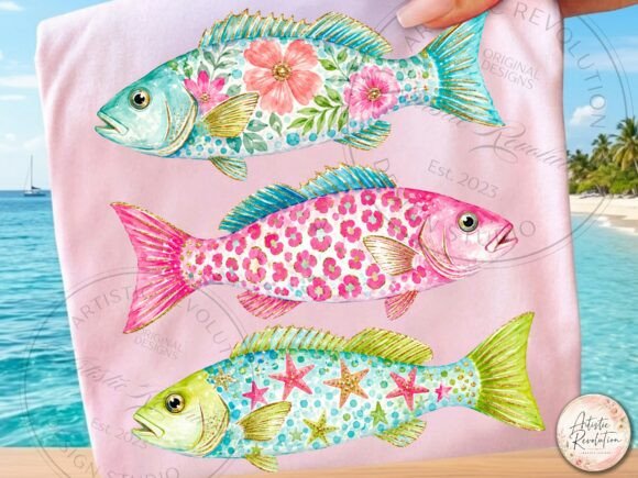 Download Preppy Summer Png Coastal Fish Png - Coastal Collection